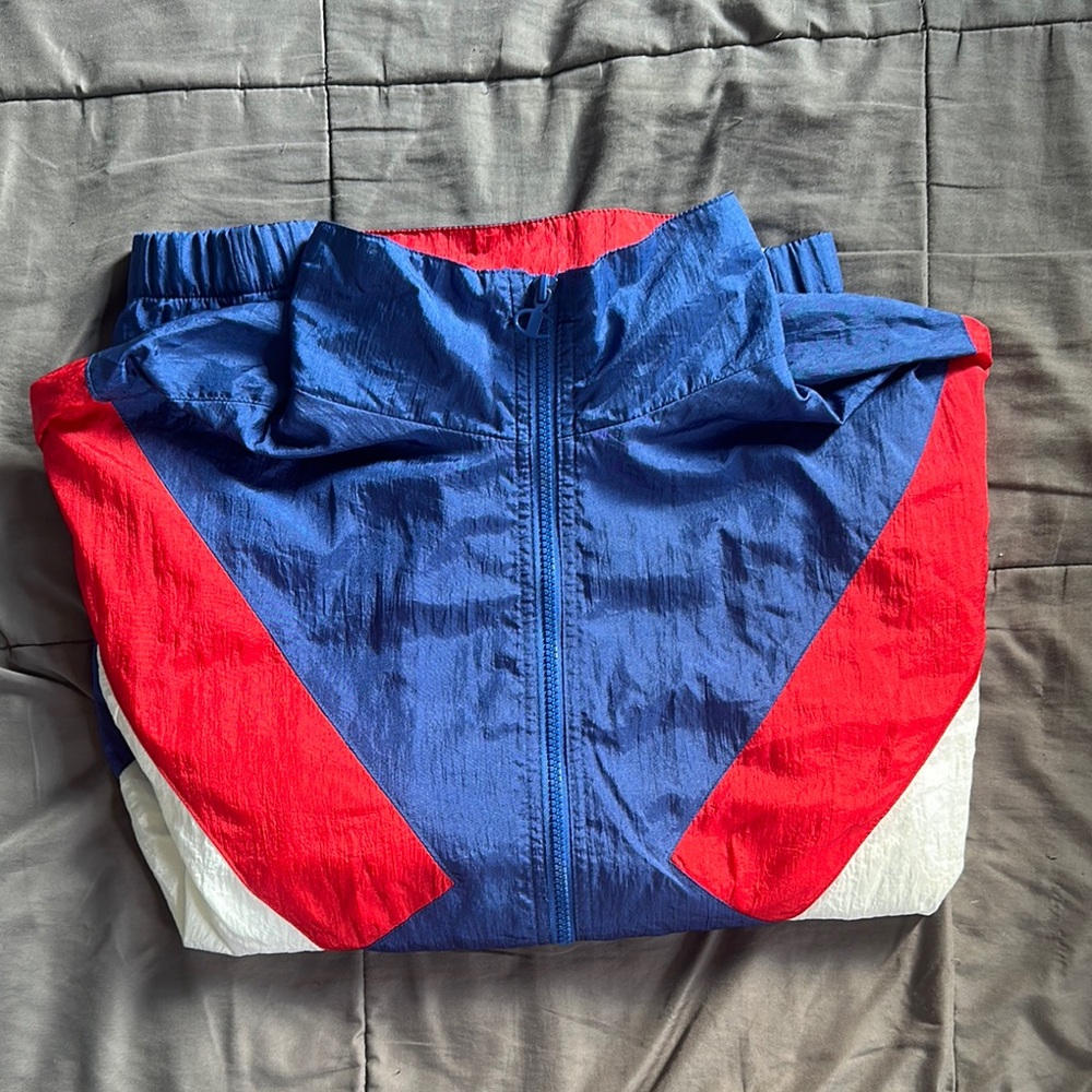 Champion Tri-Color Nylon Windbreaker Jacket